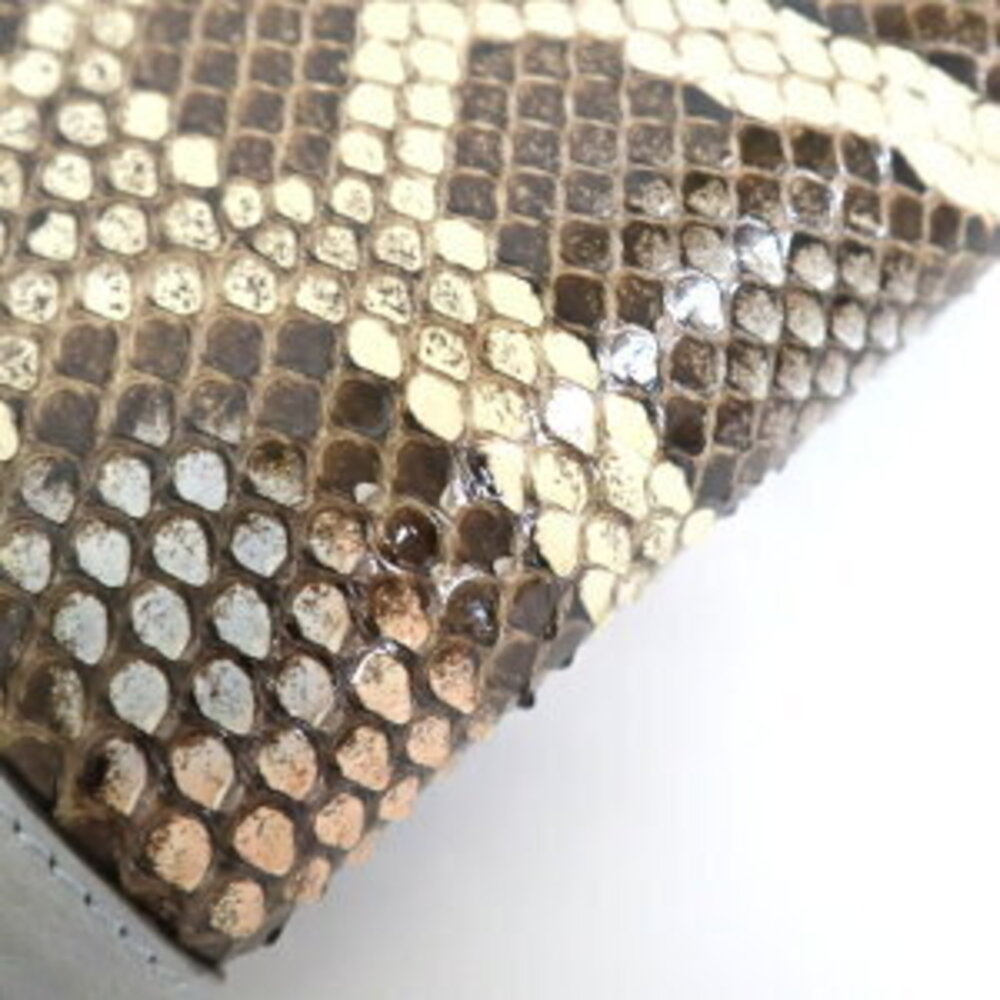 Gucci Continental Wallet Python Ostrich Leather B… - image 4